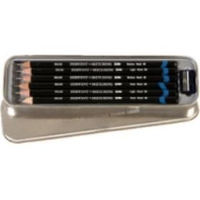 Derwent Watersoluable Sketching Pencils Suda Çözünebilen 6`lı Teneke Kutu Çizim Kalemi Seti