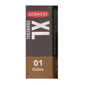 Derwent Xl 01 Ochre Charcoal Blocks Kalın Füzen