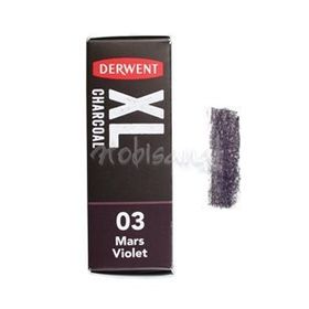 Derwent XL 03 Mars Violet Charcoal Blocks Kalın Füzen