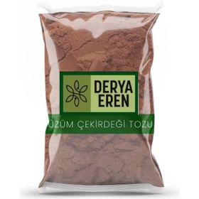 Derya Eren 1 kg Öğütülmüş Siyah Üzüm Çekirdeği Tozu