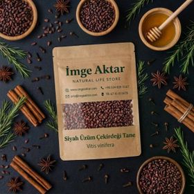 Derya Eren 100 gr Tane Siyah Üzüm Çekirdeği