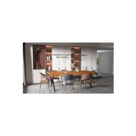 Deryawood Cissus 120x280x76 cm Masif Ahşap Toplantı Masası