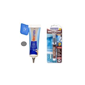 Derzmatik Gri 360 gr Derz Dolgu+Gri Derz Kalemi Set