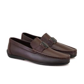 Desa Chester Kahve Deri Erkek Loafer Ayakkabı