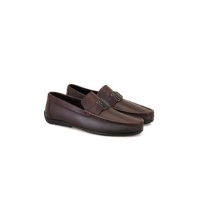 Desa Chester Kahve Deri Erkek Loafer Ayakkabı
