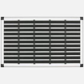 Desan 50x80 cm Gri Siyah Dikdörtgen Alüminyum Paspas