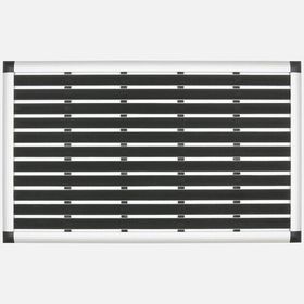 Desan 50x80 cm Gri Siyah Dikdörtgen Alüminyum Paspas
