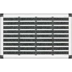 Desan Halı Fitilli 41x60cm Elegant Mat Siyah Alüminyum Paspas