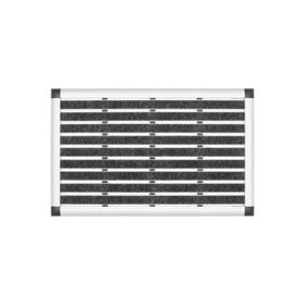 Desan Halı Fitilli 41x60cm Elegant Mat Siyah Alüminyum Paspas