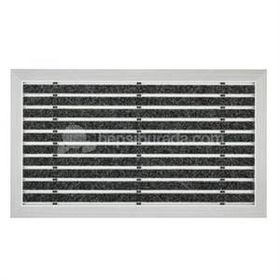 Desan Halı Fitilli 60x90cm Ultra Mat Siyah Alüminyum Paspas