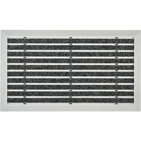 Desan Halı Fitilli 60x90cm Ultra Mat Siyah Alüminyum Paspas
