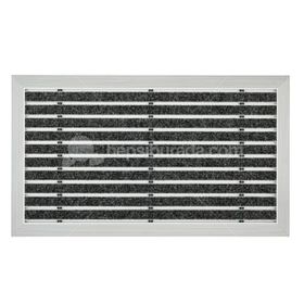 Desan Halı Fitilli 60x90cm Ultra Mat Siyah Alüminyum Paspas
