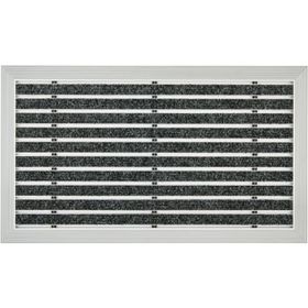 Desan Halı Fitilli 60x90cm Ultra Mat Siyah Alüminyum Paspas