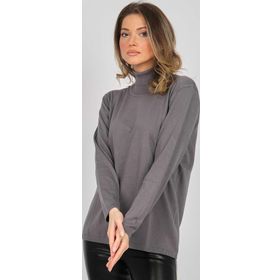 Desen 0240017 Gri Kadın Bluz