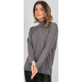 Desen 0240017 Gri Kadın Bluz