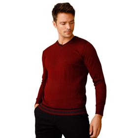 Desen 02421613 Bordo Erkek Kazak