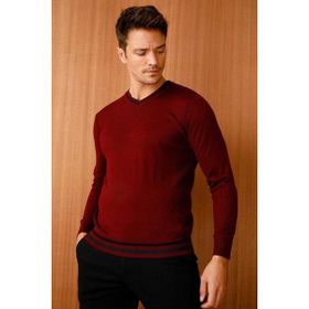 Desen 02421613 Bordo Erkek Kazak
