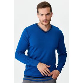 Desen 02421613 Saks Erkek Kazak