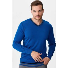 Desen 02421613 Saks Erkek Kazak