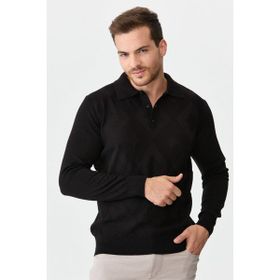 Desen 02422549 Siyah Erkek Kazak