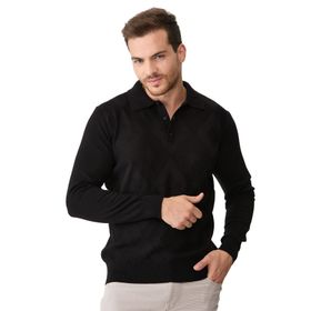 Desen 02422549 Siyah Erkek Kazak