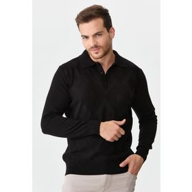 Desen 02422549 Siyah Erkek Kazak