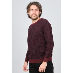 Desen 0246568 Bordo Erkek Kazak