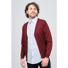 Desen 0249505 Bordo Erkek Hırka