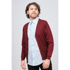 Desen 0249505 Bordo Erkek Hırka