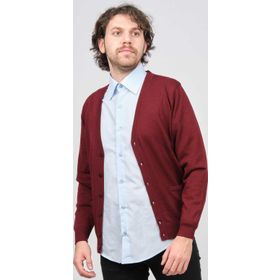 Desen 0249505 Bordo Erkek Hırka