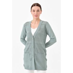 Desen 21364 Mint Triko Kadın Hırka