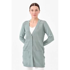 Desen 21364 Mint Triko Kadın Hırka