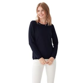 Desen Triko 0240015 Koyu Lacivert Kadın Bluz