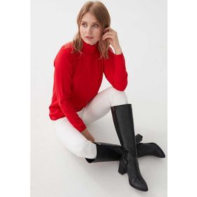 Desen Triko 0240017 Mercan Kadın Bluz