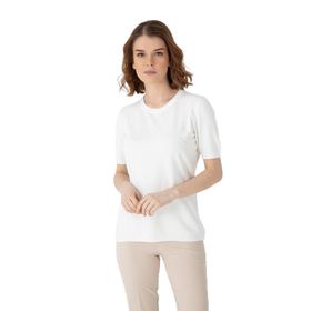 Desen Triko 02420344 Kemik Kadın Bluz
