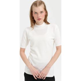 Desen Triko 02420345 Kemik Kadın Bluz