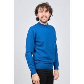 Desen Triko 0249604 Saks Erkek Kazak