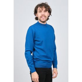 Desen Triko 0249604 Saks Erkek Kazak