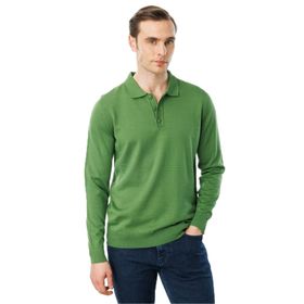 Desen Triko 21602 K.Yosun Basic V Yaka İnce Triko Erkek Kazak
