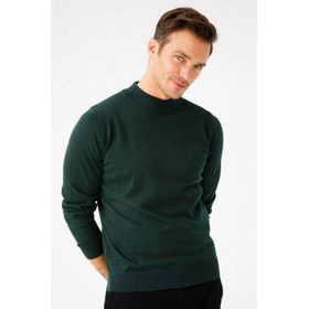 Desen Triko 21604 Nefti Basic Yarım Balıkçı İnce Triko Erkek Kazak