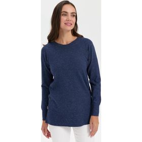 Desen Triko 23390 Lacivert Kadın Bluz