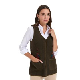 Desen Triko 24001 Açık Yeşil Kadın Yelek