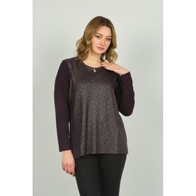 Desen Triko 4589 Mor Kadın Bluz