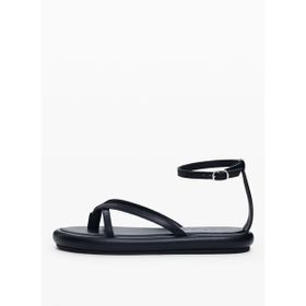 Desigual 25SSSP03 Deri Siyah Kadın Sandalet
