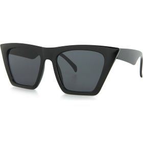 Desingshop Cat Eye Plastik Siyah Kadın Güneş Gözlüğü