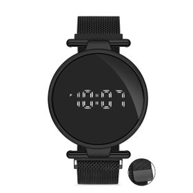 Desingshop DSG0807FG Mıknatıslı Hasır Kordon Dijital Dokunmatik Unisex Kol Saati