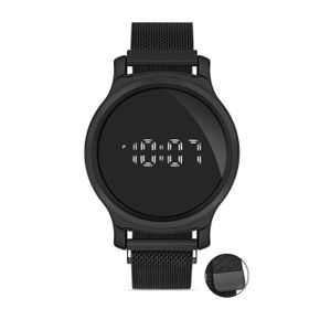 Desingshop DSG0807FG Mıknatıslı Hasır Kordon Dijital Dokunmatik Unisex Kol Saati