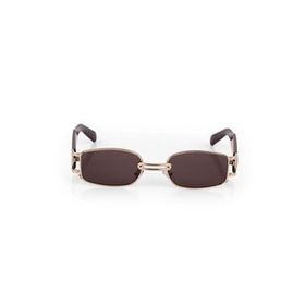 Desingshop Kahverengi Vintage Shelby Gold Brown Kadın Güneş Gözlüğü