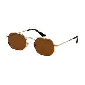 Despada DS 2180 C1 53 Gold Metal Geometrik Unisex Güneş Gözlüğü