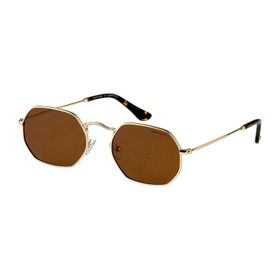 Despada DS 2180 C1 53 Gold Metal Geometrik Unisex Güneş Gözlüğü